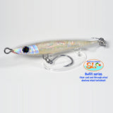 Small Lure Company Bullit twitch bait in Pearl White, 150mm shown