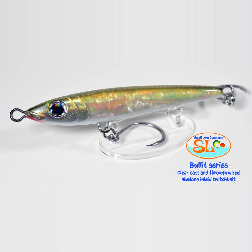 Small Lure Company Bullit twitch bait in Sand Eel, 150mm shown