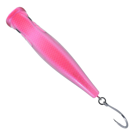 Small Lure Company Mikros-Pop popper in Hot Pink, top view