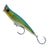 Small Lure Company Mikros-Pop popper in Mahi Mahi, side view