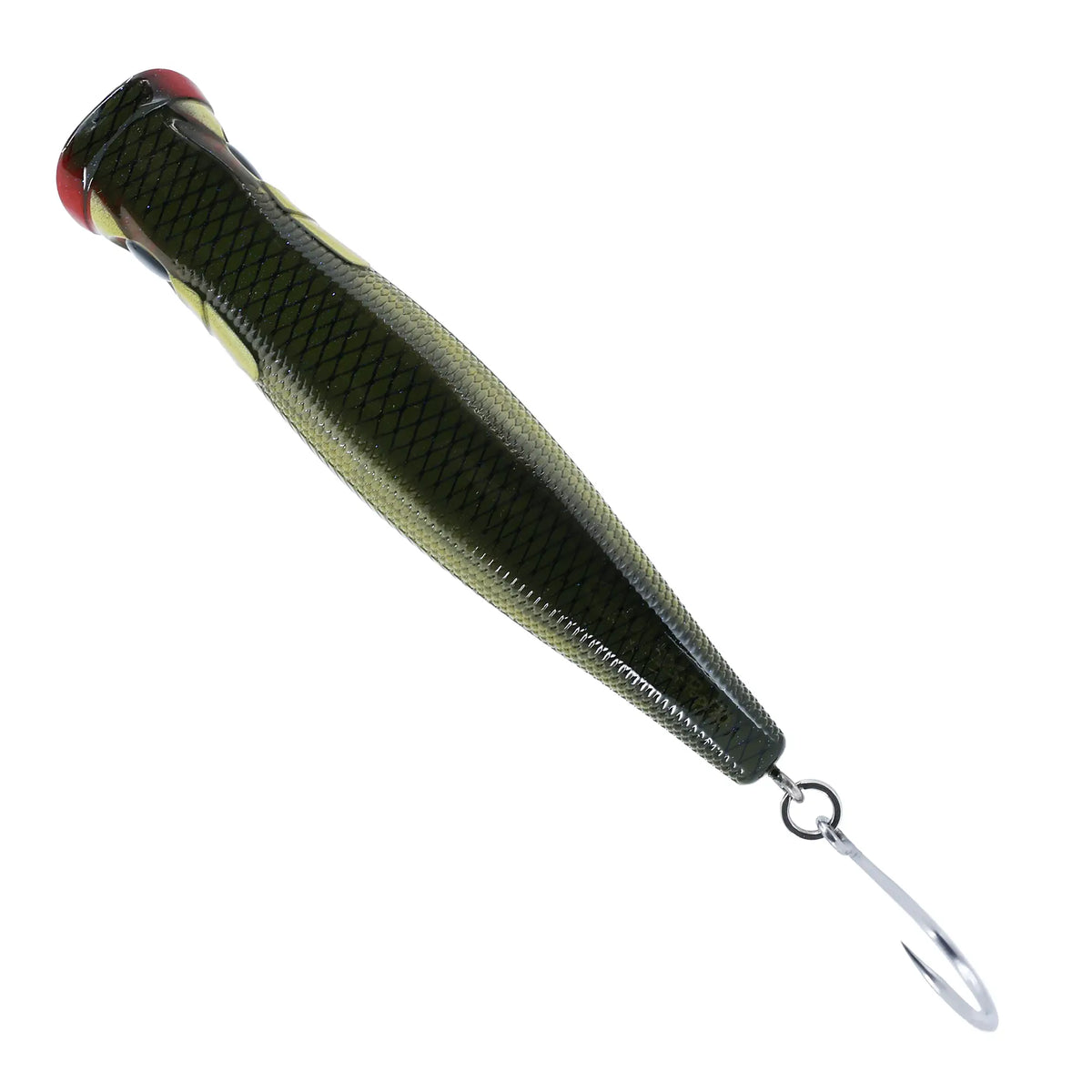 Small Lure Company Mikros-Pop popper in Sand Eel, top view