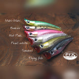 Small Lure Company Mikros-Pop poppers in all six colors
