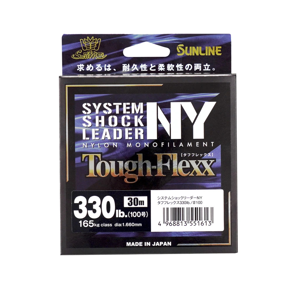 Sunline Tough-Flexx nylon shock leader 330 lb package