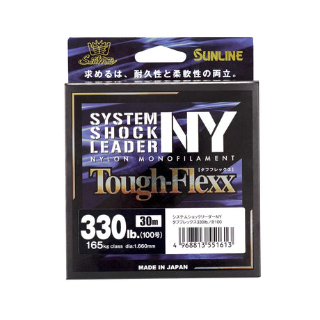 Sunline Tough-Flexx nylon shock leader 330 lb package