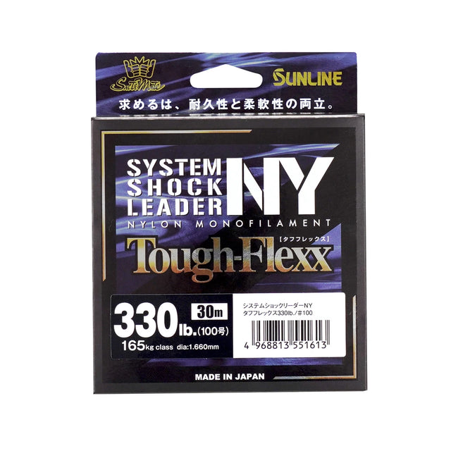 Sunline Tough-Flexx nylon shock leader 330 lb package