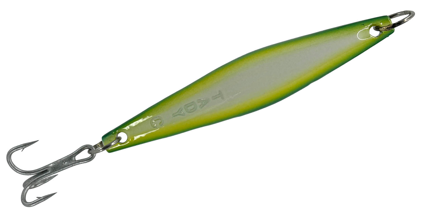 Tady Lures Model C Casting Lure - Green/Yellow - 4-1/2