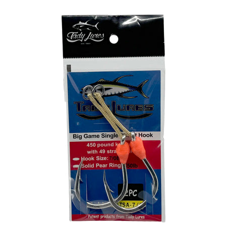 Tady Wire Single Assist Hooks 2pk