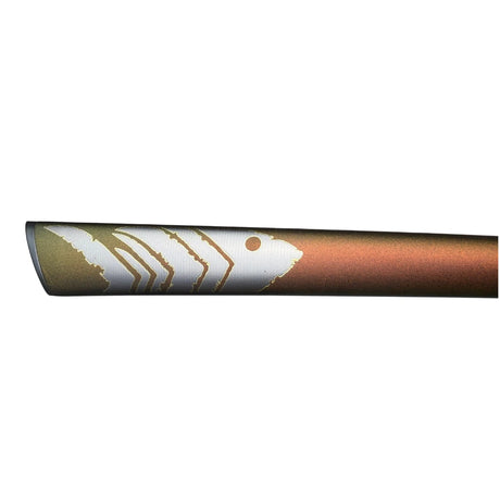 Temple Reef feather logo on a bronze Levitate X Nabla blank