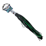 Tormenter Super Smoker 11 inch rigged wahoo lure in Mean Joe Green