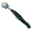 Tormenter Super Smoker 11 inch rigged wahoo lure in Mean Joe Green