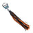 Tormenter Super Smoker 11 inch rigged wahoo lure in Black/Orange