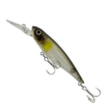 Fishing lure with a hook on a white background