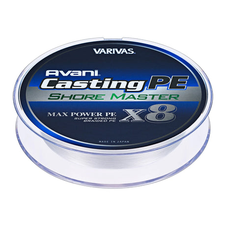 Varivas Avani Casting PE X8 Shore Master white braid spool