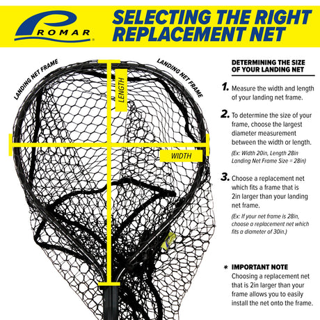 Promar Rubber Replacement Net