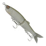 Fishing lure shaped like a fish on a white background