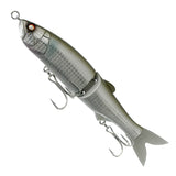 Fishing lure shaped like a fish on a white background