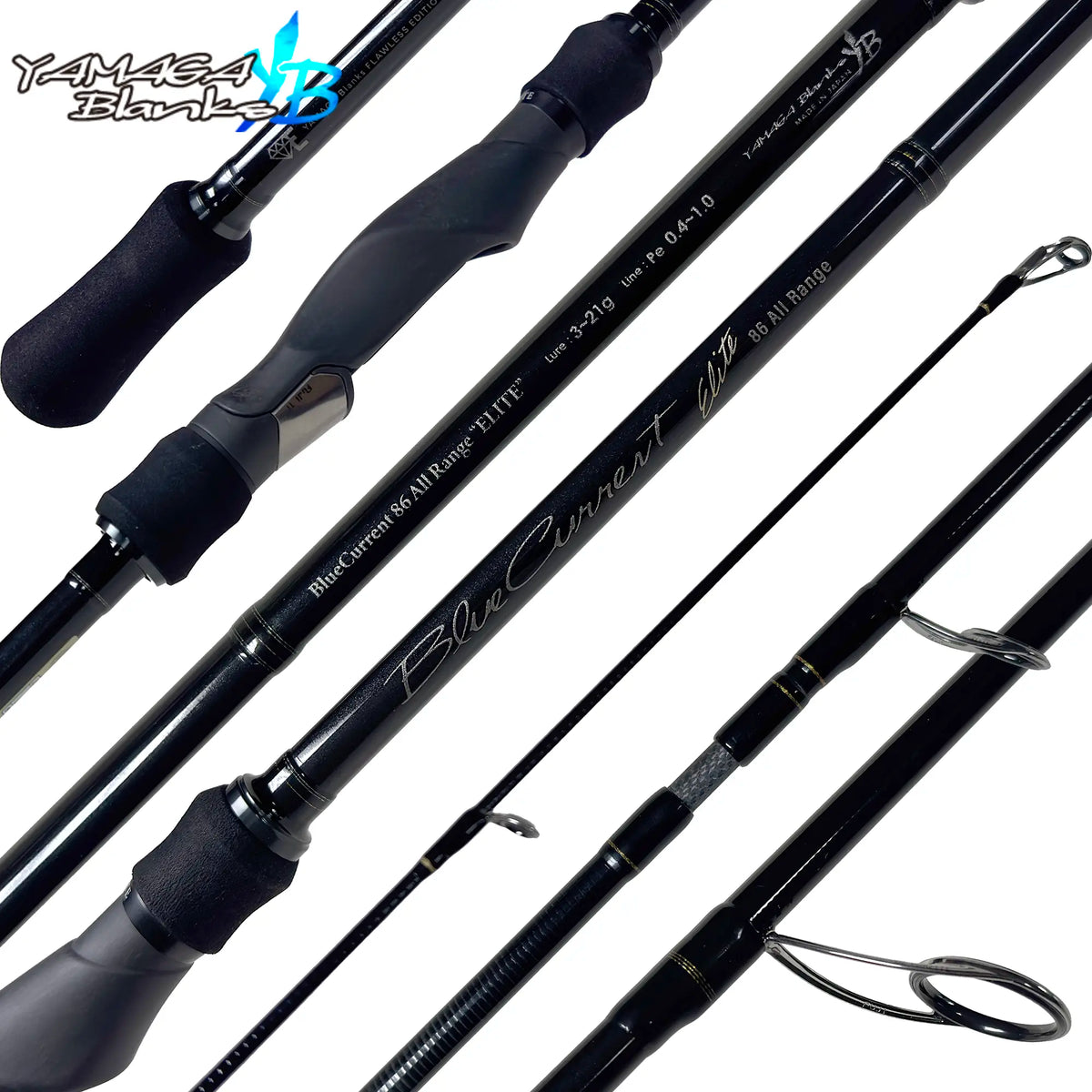 ブルーカレント　86 エリート Yamaga Blanks Blue Current 86 All Range Elite Surf Rods – CharkBait!