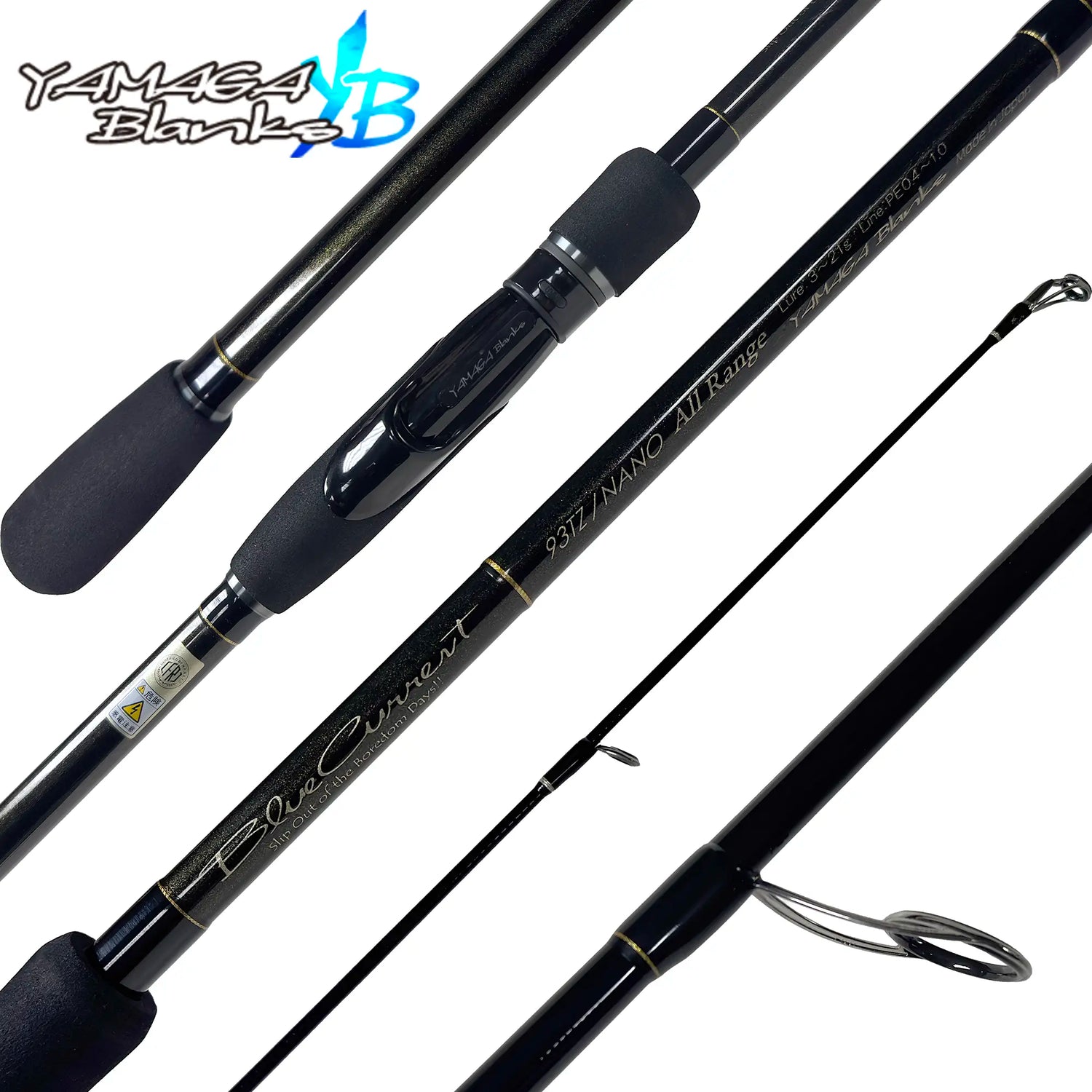 Yamaga Blanks Blue Current 93 TZ Nano Surf Rods Yamaga Blanks Blue Current 93 TZ Nano Surf Rods