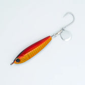 Zeake Fat Sardine Blade Jig in Red King Glow UV