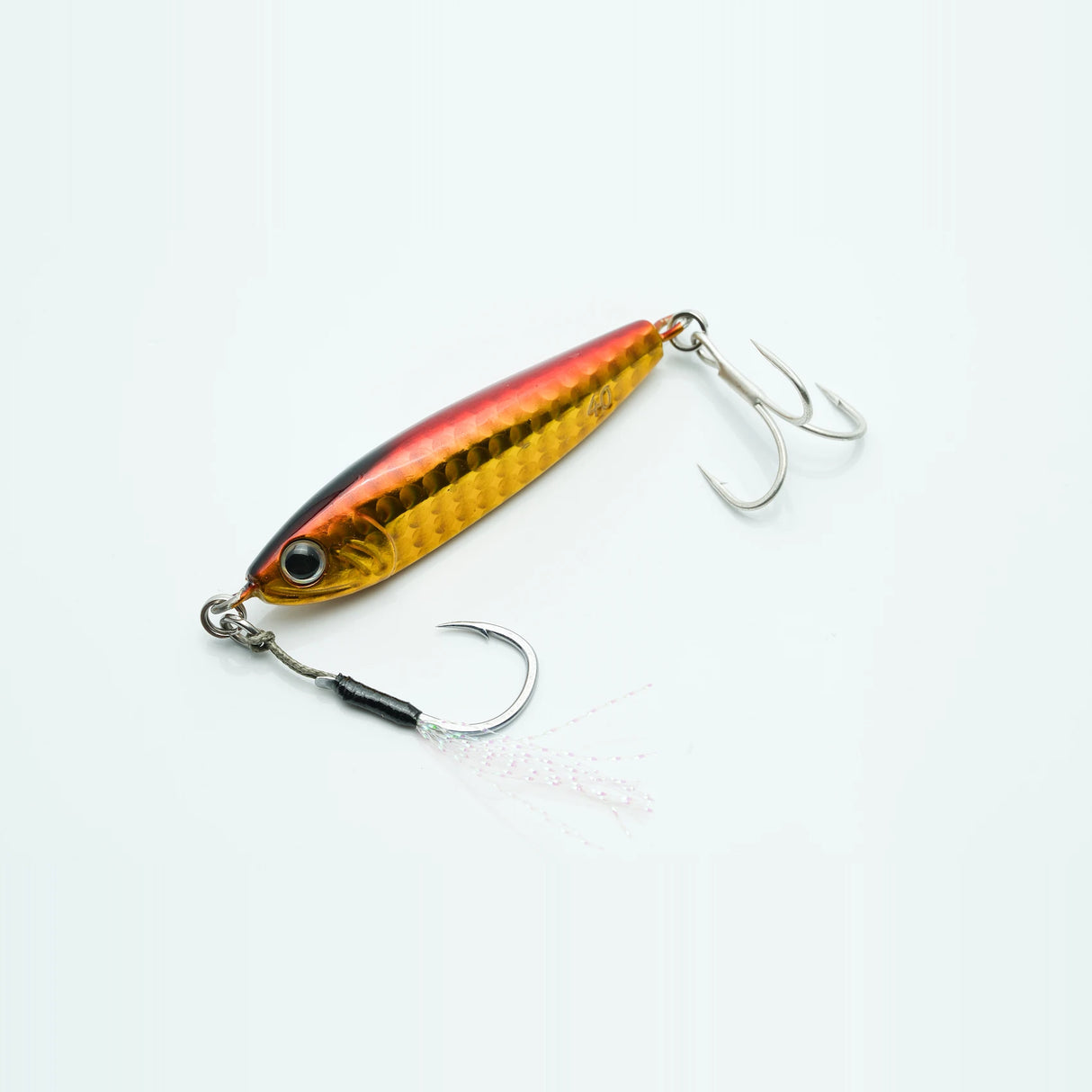 Zeake Fat Sardine Micro Shore Jig in Red Gold