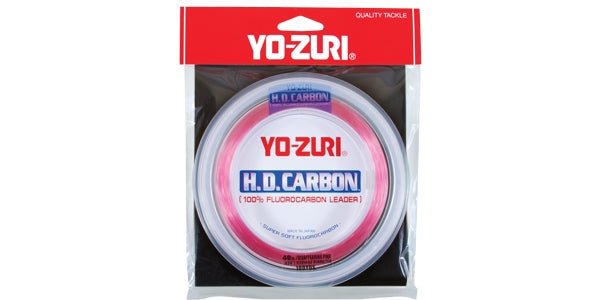 Yo-Zuri HD Pink Fluorocarbon Leader, 30yd / 60lb