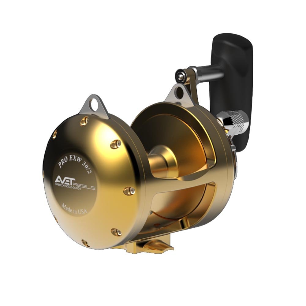 Avet EXW 30/2 2-Speed Lever Drag Reels Gold