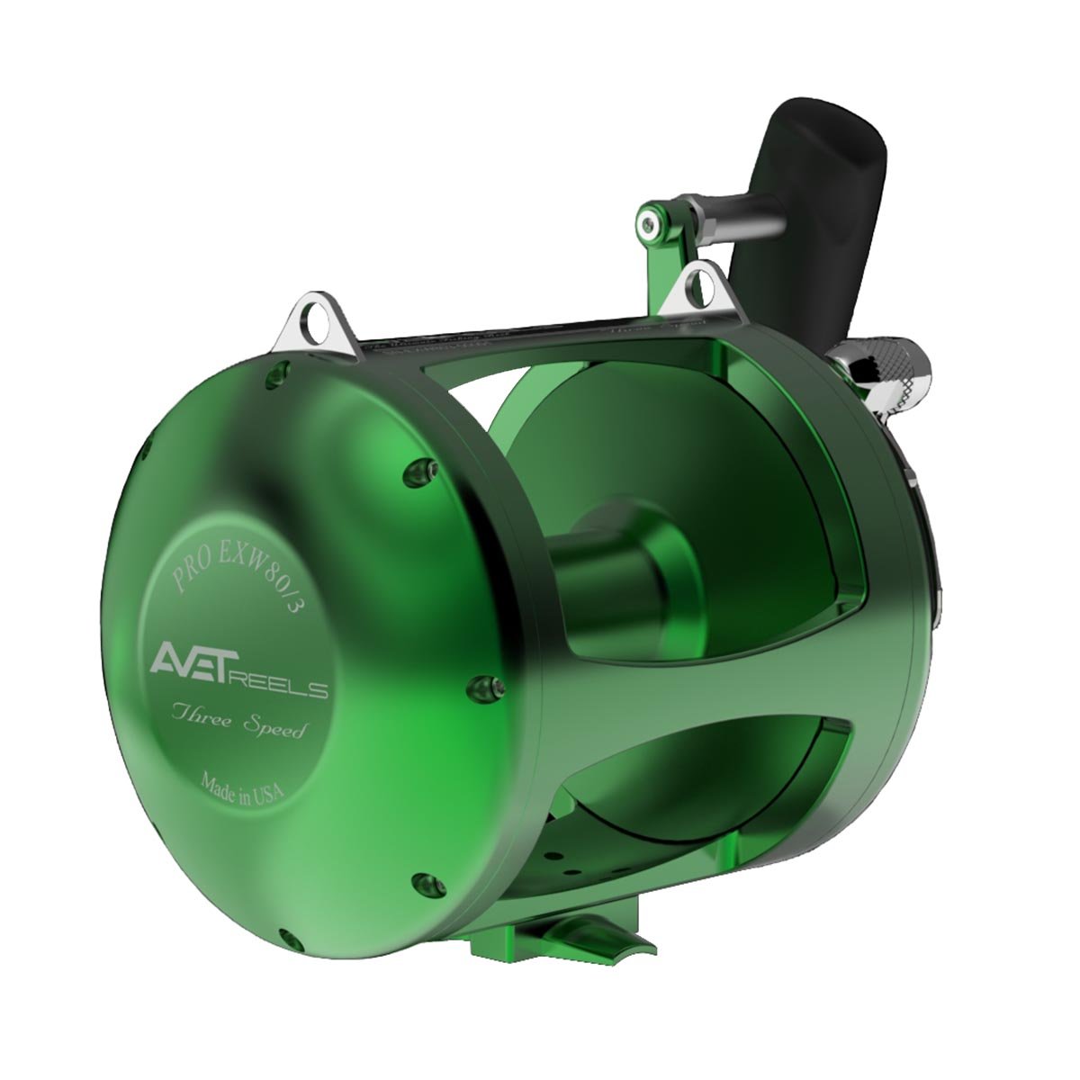 Avet Pro EXW 80/3 Wide Three Speed | 1,300 yd, 4.0:1