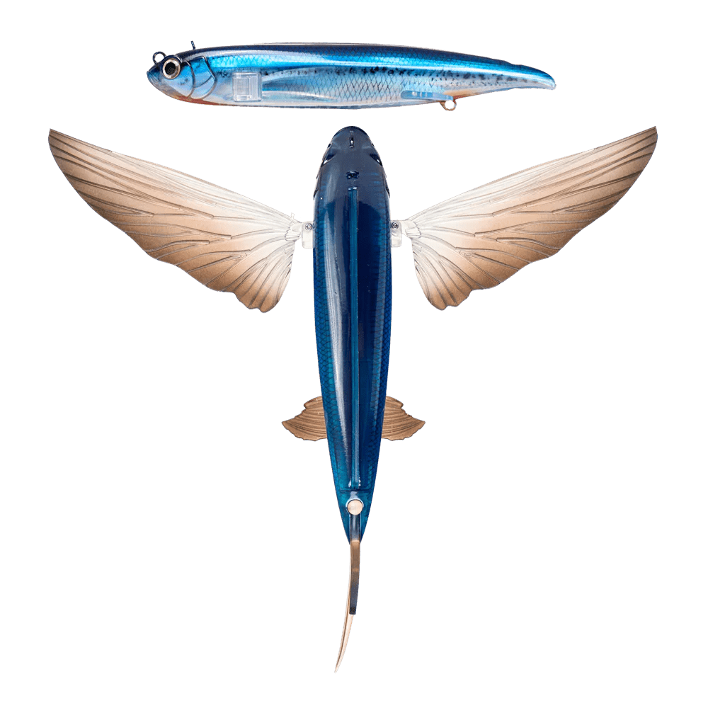 custom flying fish lures Nomad Design Slipstream 140 5-1/2" Floating Lure The Slipstream can also be cast into schools of feeding fish or in any other situation to perfectly mimic a flying fish How to rig the Nomad
