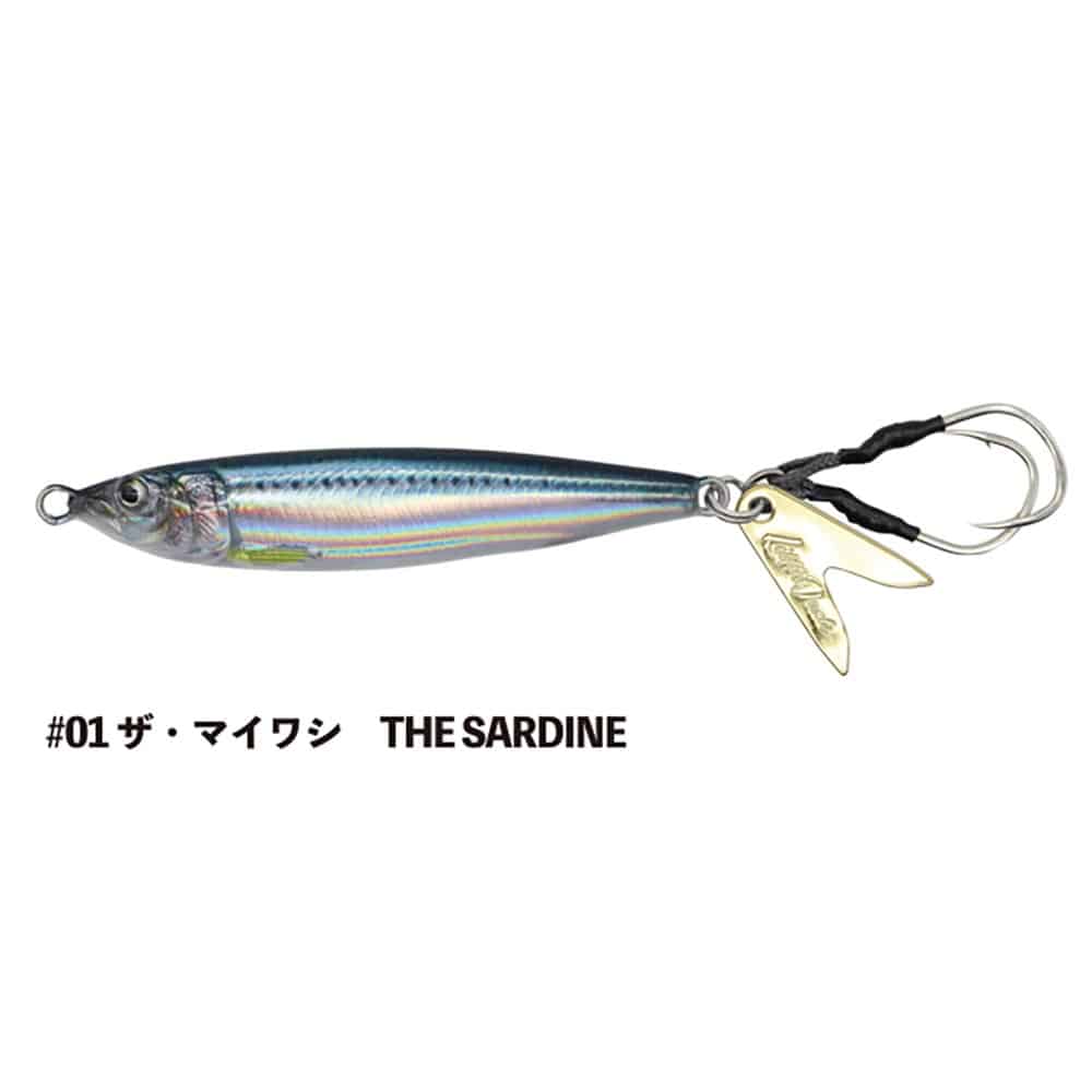 Little Jack Metal Jig Metal Adict Type-Zero 60g #01 The Sardine