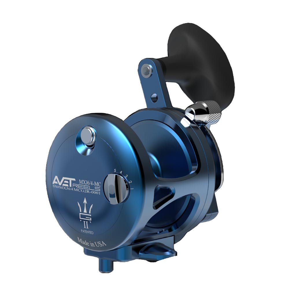 Avet MXJ 6/4 MC G2 Lever Drag Casting Reel in Blue