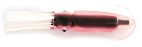 Pline Ling Cod 4.5" Squid Rigs - Clear Black Pink
