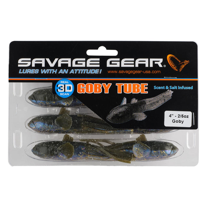 Savage Gear 3D Goby Tube Baits 6pk