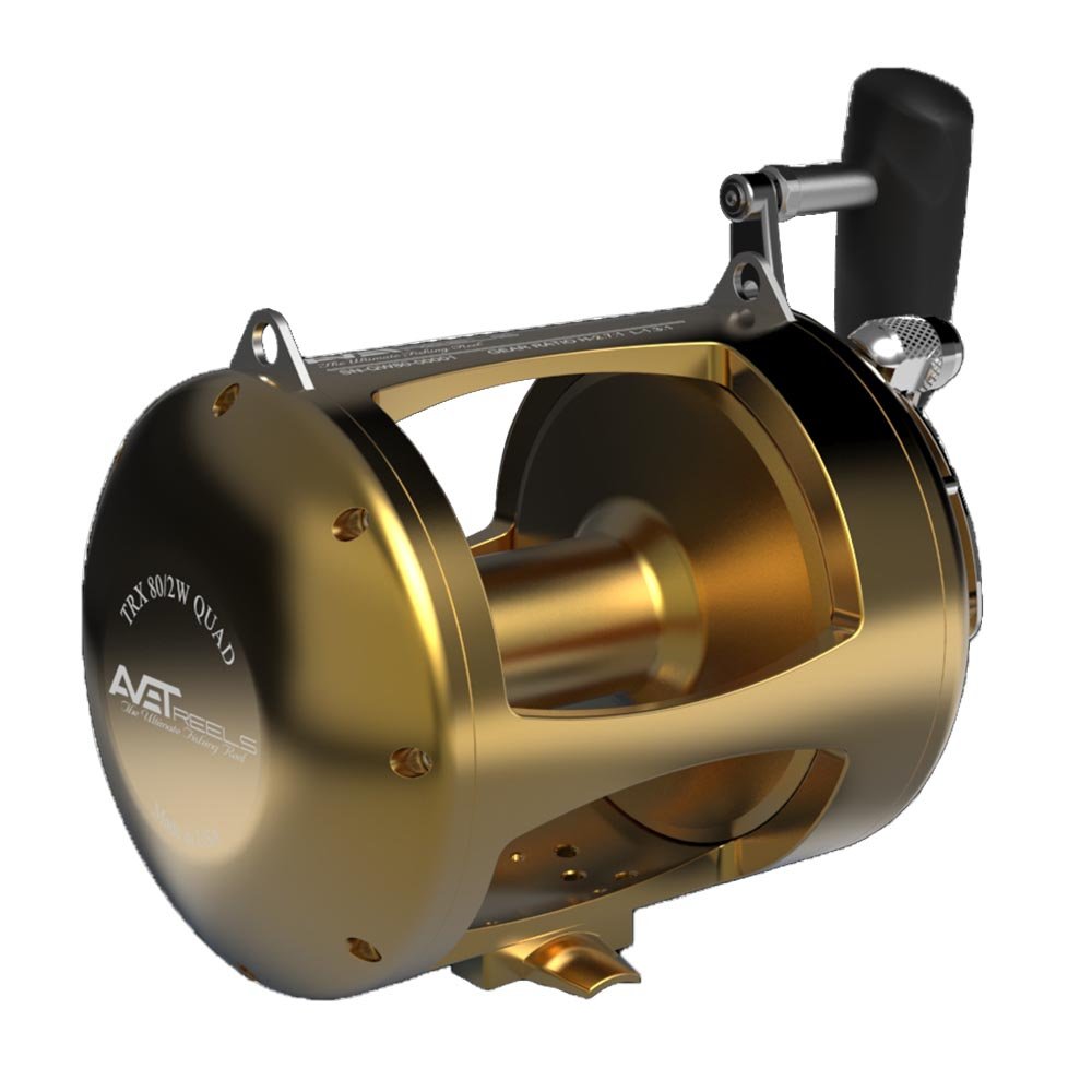 Avet T-RX 80W 2-Speed Lever Drag Big Game Reel Black