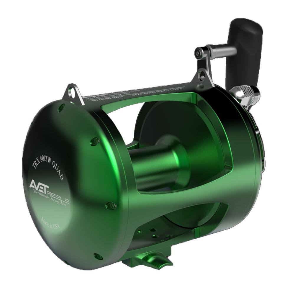 Avet T-RX 80W 2-Speed Lever Drag Big Game Reel Black