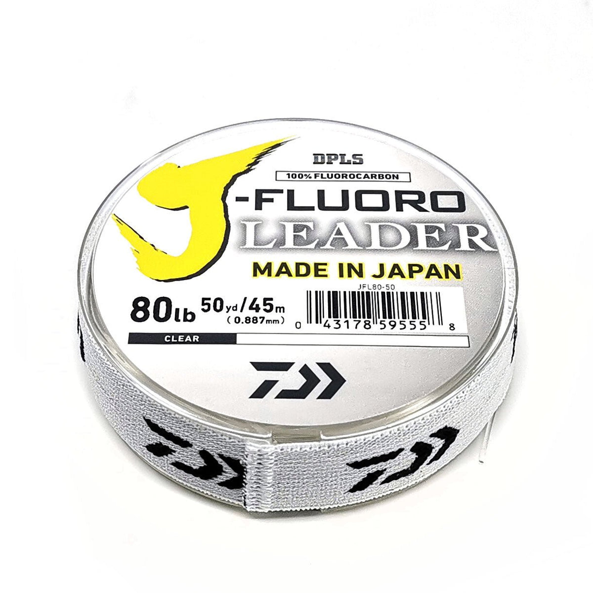 Daiwa J-Fluoro Fluorocarbon Leader - 20lb - 100yd