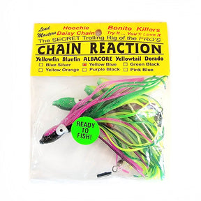 Lead Masters LM Chain Reaction Trolling Lures - Yellow Blue