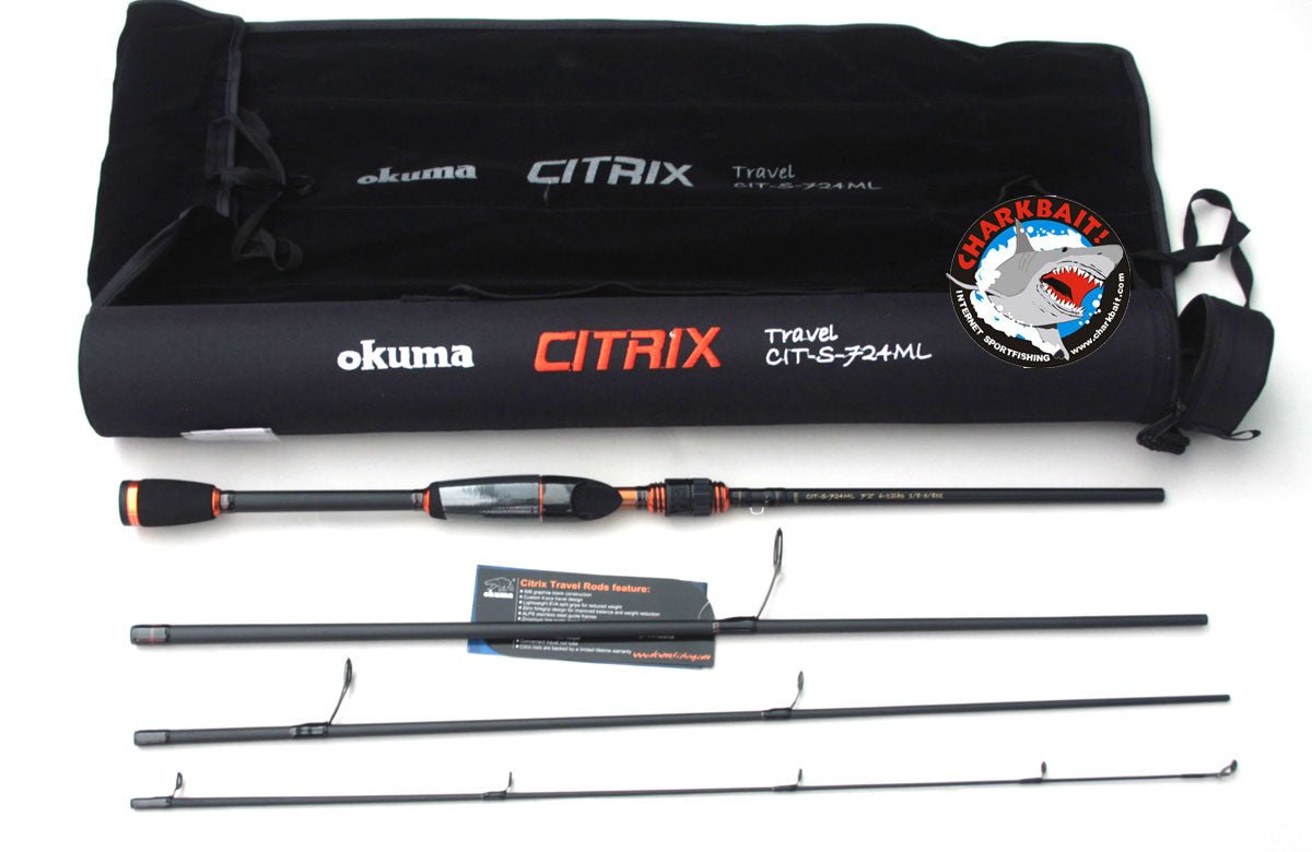 Buy Okuma Citrix Travel Rod 4pc Spinning 6' 6in ML W/Case Online