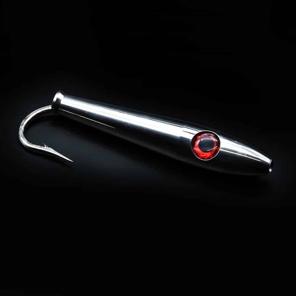 fish trolling lures Tuna Dart Set of Four Rite Angler Size 7/0 Mustad Stainless Southern My Favorite Lures for Puget