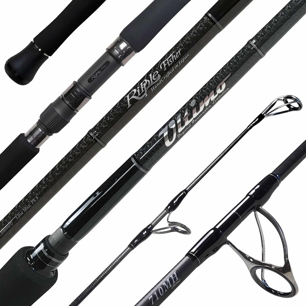 Ripple Fisher 5125 one piece carbon jigging / spinning rod 5' 2