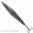 Salas JPOT Light Surface Iron Jigs - Black Sardine