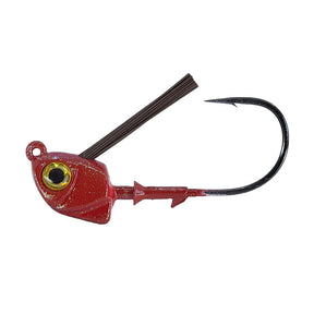 Warbaits Weedless Swimbait Jig Heads 2pk - Firecracker